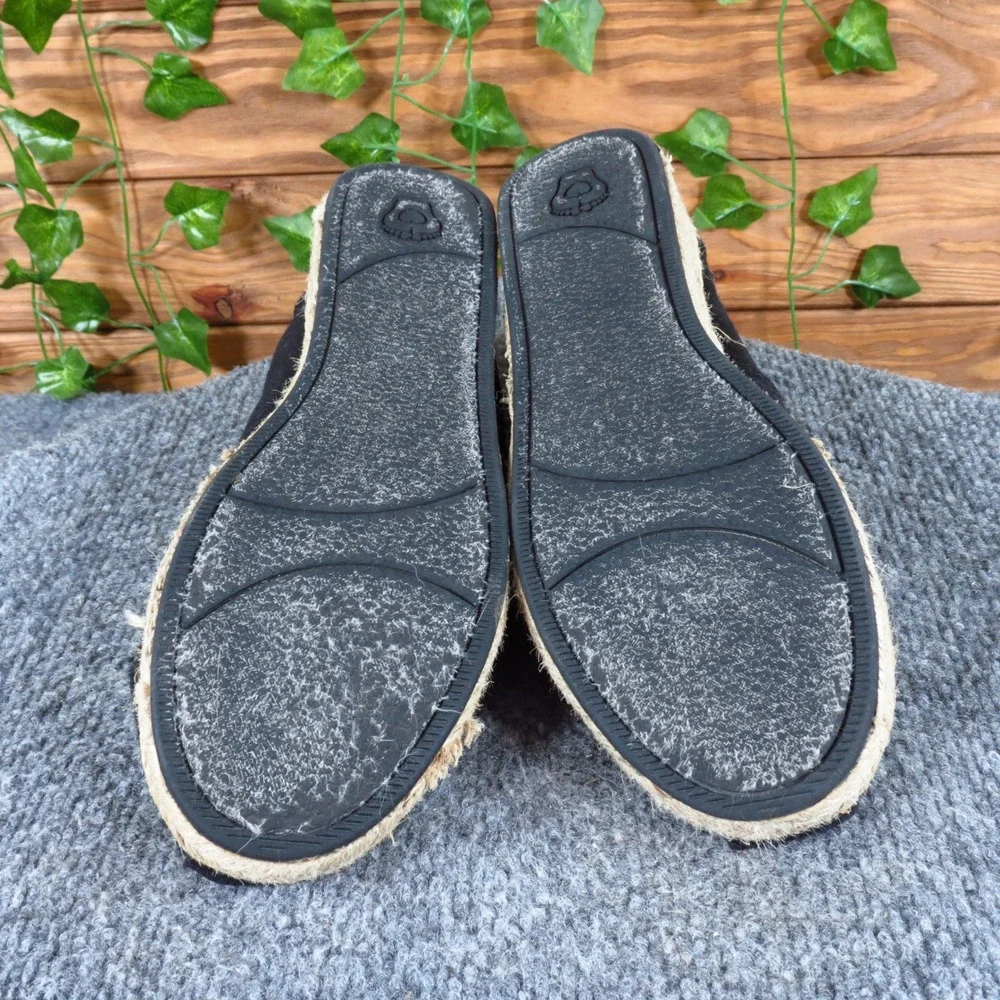 Skechers BOBS Highlights High Jinx Womens Espadrille Wedge 9.5 Casual‎ Black